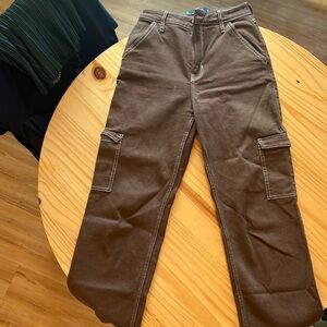 Hollister ultra high rise dad jean